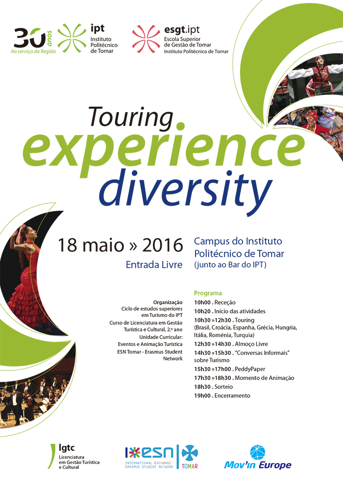  Touring – experience diversity